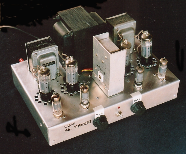 2323 integrated
          stereo triode amp 6CM5.