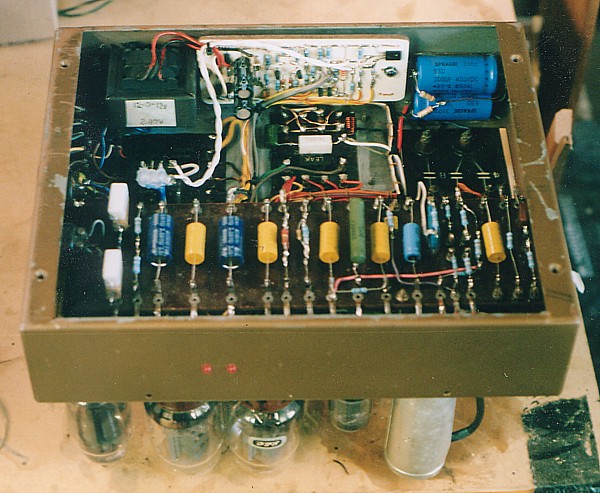 leak mono amp
        underchassis wiring, 2005.