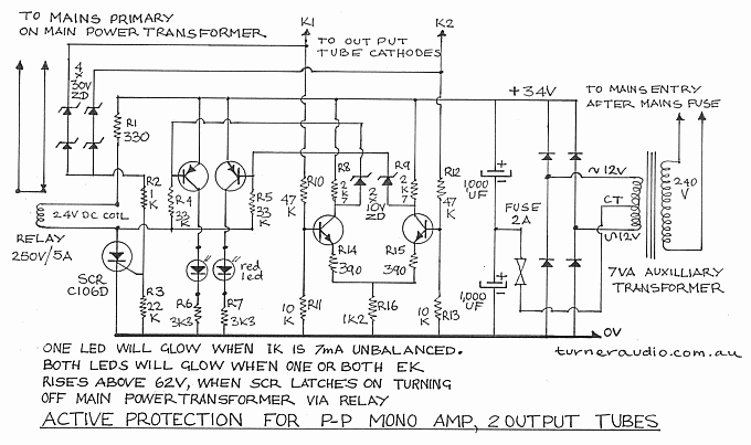 PP amp protection
          circuit.